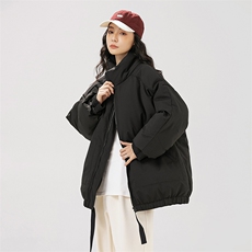 现货冬季美式休闲加厚雪山外套夹克立领纯色三防户外工装棉服，男装夹克，电商A486