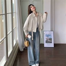 26春大量现货主推皮衣外套短翻领2B114-2201-P175-K265，女装皮衣，网红馆