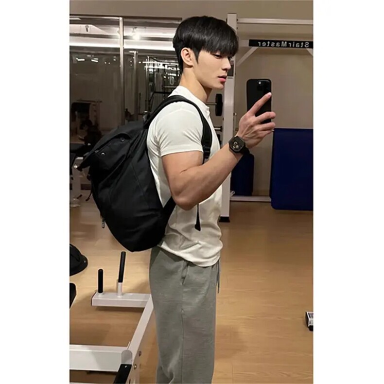B221美式ins高街暗黑型男紧身纯色健身弹力T恤SY2539-特P20控39,男装T恤,电商B221
