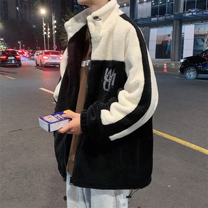 冬季学生加绒加厚羊羔绒棉衣休闲棉服外套男士 8853-P115控价138图片