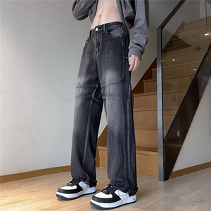 美式牛仔裤男款秋季长裤潮 B8196 P48图片