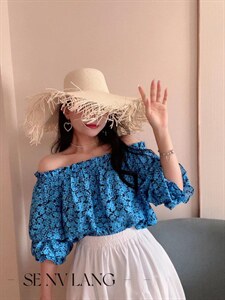 碎花小衫 面料非常亲肤图片