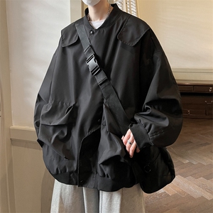 错位门禁飞行员夹克男外套男棒球衣服 XH26-P70图片