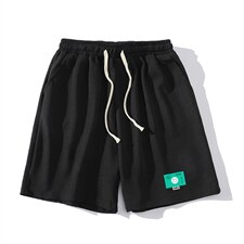 MK37264-P15冰丝短裤男士大码宽松休闲五分裤男运动中裤，男装休闲裤，电商A040
