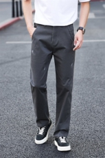 韩版高端工装款男士纯棉高端休闲裤宽松直筒长裤子，男装工装外套，星座914