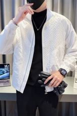 现货2025秋季社会小伙帅气男立领夹克拼接外套JK26P95控128，男装夹克，电商B276A