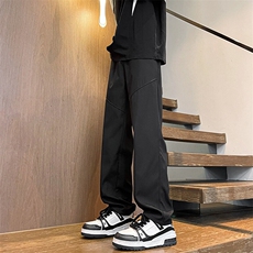 8XL-M户外冲锋裤男款大码防风防水登山机能直筒裤KZ013P50加绒60，男装卫衣，电商B312