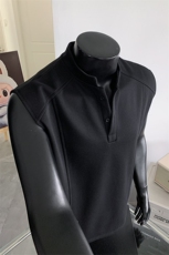 主推款夏季POLO衫正肩拼接男装无袖T恤夏装坎肩背心上衣S432-特28，男装背心/马甲，电商A233-1