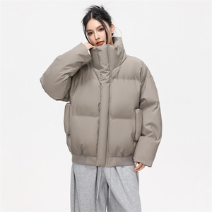 2025日系冬季立领保暖防风防水棉衣面包服外套男女同款XY2514-P80图片