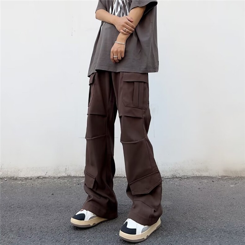 休闲裤时尚潮牌男无弹工装裤直筒纯色潮春季GK43-P50,男装休闲裤,星座1109-3