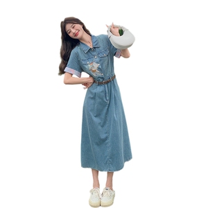 【现货】牛仔连衣裙女2025夏季新款女装裙子2C227/2516/P150K208图片