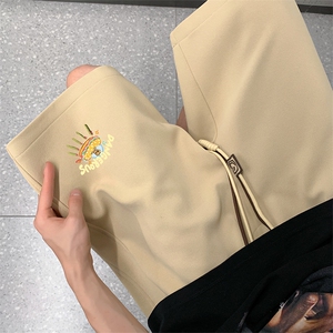 新款直播抖音得物高品质菠萝格运动男休闲短裤K022特P25图片