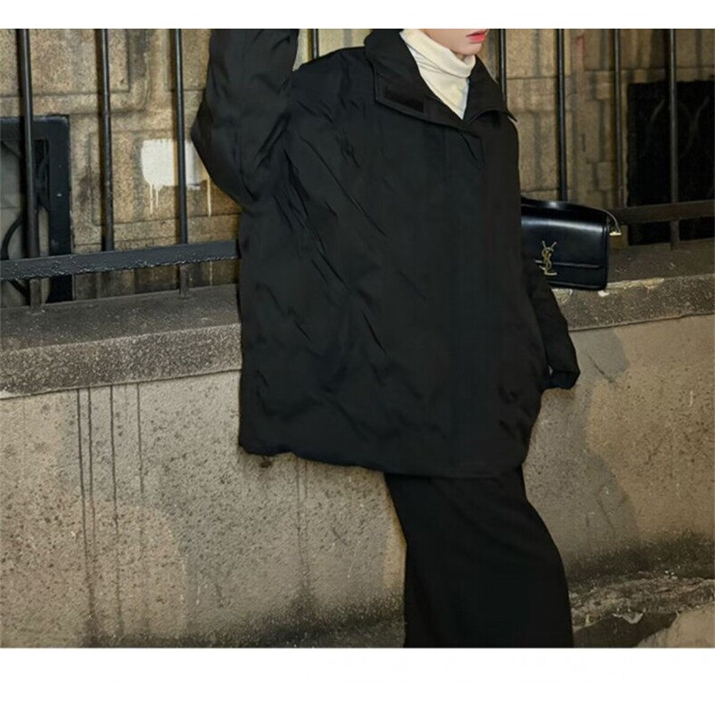 网络图现货立领加厚外套男简约宽松休闲皮棉服棉袄外套RC335-P98,男装棉衣,星座1005-4