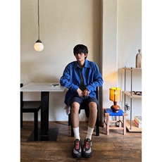 XZ1006A-HXD228-批50-蓝色衬衫，男装衬衫，星座1005-1