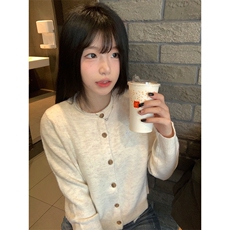重磅秋冬男女北极绒开衫毛衣美式复古休闲慵懒风单排扣针织衫外套，男装针织衫/毛衣，电商A486