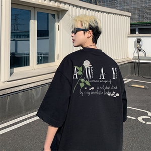 新款抖音直播得物品质260克TB5134批28短袖220克纯棉T5134P23控39图片