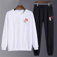 春装新款2022青少年男士休闲潮大码卫衣套装1511A-2-TZ306-P28，男装休闲套装，星座1816-2（原1210–2）