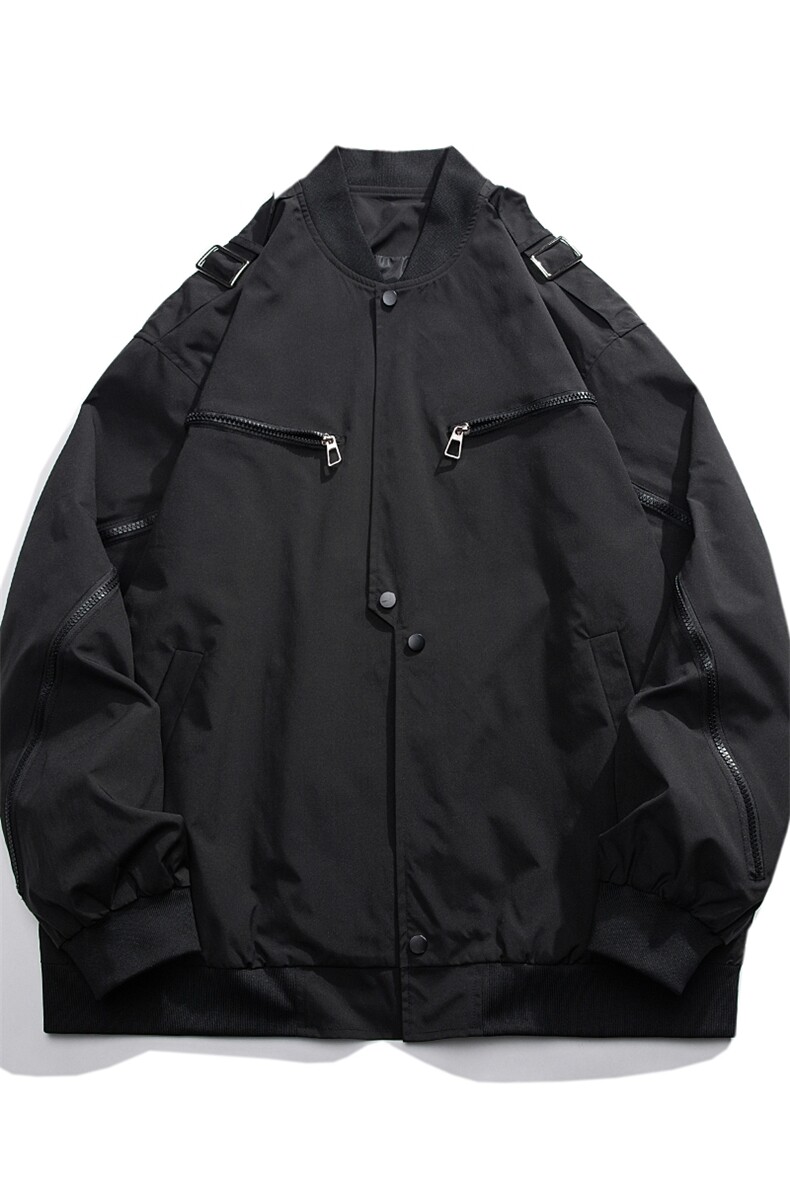 JK8115/P75春季新款棒球服防水外套男美式潮牌男装宽松飞行员夹克,男装夹克,电商A141