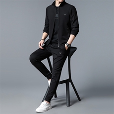 SA3031-3钱塘2020-2新款时尚休闲百搭中青年男士卫衣套装P240，男装休闲套装，钱塘207-2