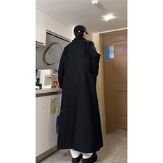 有货～冬季韩版垫肩拖地高级感超长款男女毛呢大衣外套NZ669批145，男装毛呢大衣，星座1004-6