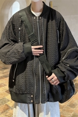 港风夹克男潮牌大皂风夹克男女情侣大码工装外套JK8743P100控138，男装夹克，星座226-1