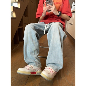 竹节纹牛仔裤男 M-3XL 直播品质 P50控78图片