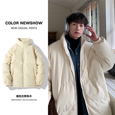 M-6XL主推新款灯芯绒面料冬季加厚宽松立领棉服XZ109-1-223-P88，男装棉衣，星座109-1
