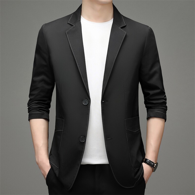 BNA152钱塘2020-2男士秋季商务休闲西装外套百塔时尚上衣P135，男装西服，钱塘207-2