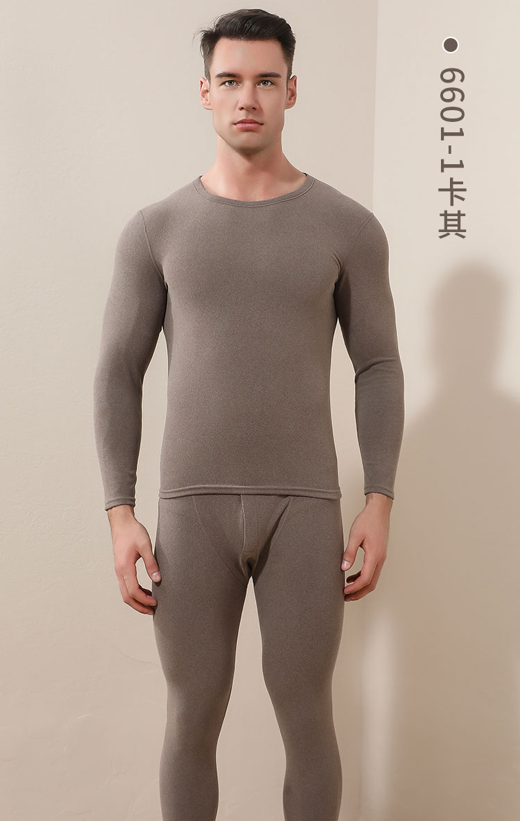冬季男士保暖内衣套装加厚仿打底衫秋衣秋裤紧身长袖睡衣家居服,男装休闲裤,炳炬电商供货