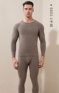 冬季男士保暖内衣套装加厚仿打底衫秋衣秋裤紧身长袖睡衣家居服图片