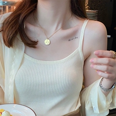 夏季新款简约莱赛尔天丝背心女宽松百搭显瘦时尚休闲上衣，女装背心吊带，斯美雅安迪绒