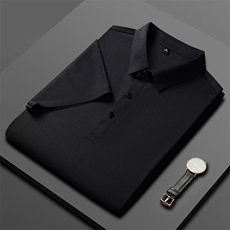 夏款男POLO衫冰丝纯色休闲商务保罗衫T恤大码M-4XLPL1199P40，男装Polo衫，星座1013