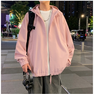 夜景连帽多色冲锋衣户外外套夹克光版纯色二开 A406 JK1208 特P71图片