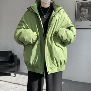 棉服男冬季新款港风宽松连帽棉衣MF9006-P90图片