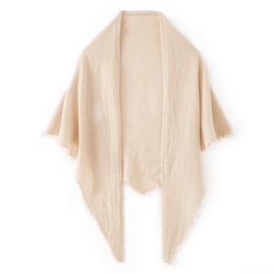 2025年秋季新款百搭女士流苏三角巾披肩，披肩，顺禾羊绒