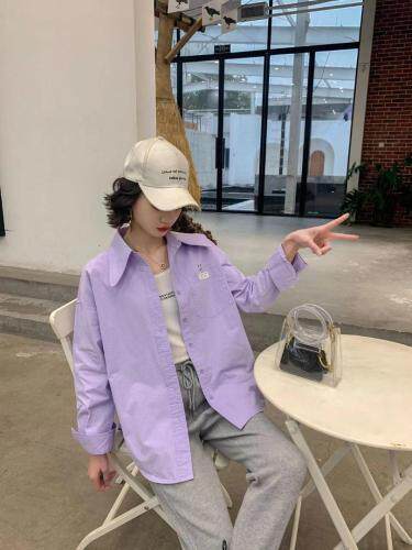 2021年春款韩版休闲衬衫，女装衬衫，圣伊敏