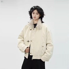 1506/YRJM50520/P122美式哈灵顿飞机扣设计保暖过冬座山雕外套，男装棉衣，星座1506