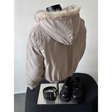 有货加厚毛绒外套男cleanfit重磅帆布棉服夹克外套WLF6014-P125，男装夹克，星座1008