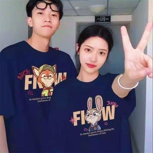 网图现货情侣T恤新款夏装时尚潮牌小众高级感短袖RB003-P35图片