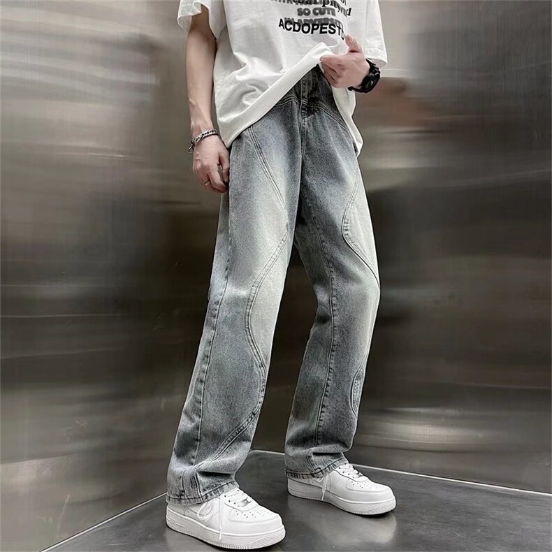 2023年新款男直筒休闲牛仔裤N8083P45,男装牛仔裤,星座1116-2