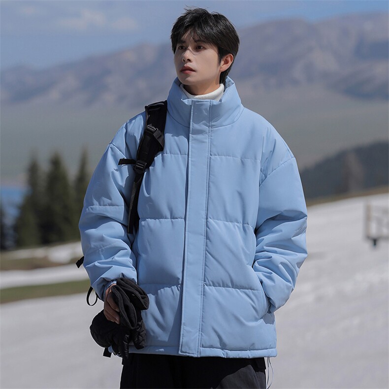 现货二开抖音得物可供视频三防加厚立领棉衣外套棉服WM1266,男装棉衣,电商A486