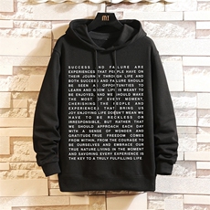纯棉连帽卫衣男大码运动帽衫宽松薄WY2351-P35加绒款-P40砖墙，男装卫衣，电商A040A