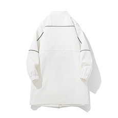 数据款男风衣男大衣男中长款加棉衣加厚F007批105加棉批120白底A，男装风衣，星座401