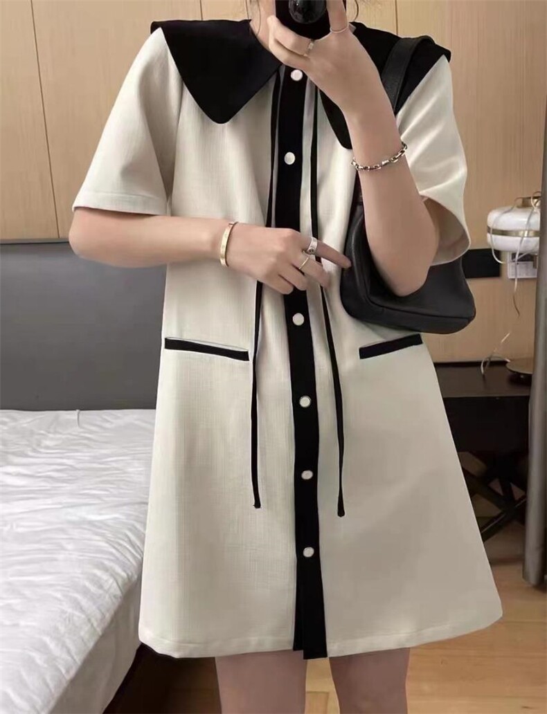 086连衣裙，女装连衣裙，Mokou陌扣