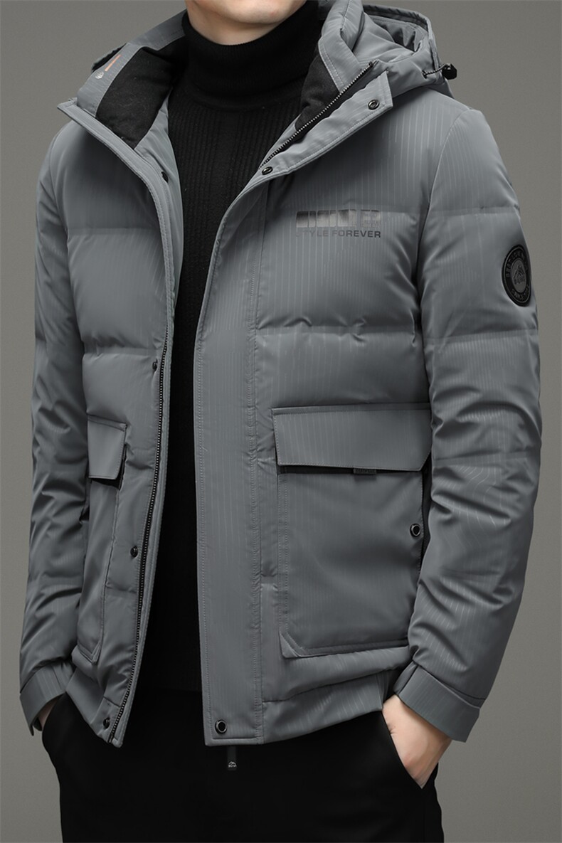中年连帽羽绒服男冬季中年爸爸2023冬装休闲款外套YLL21070-P305