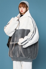冬款潮加绒加厚棉衣绒里羊羔绒百搭连帽外套男女921-P110控价158，男装棉衣，电商A441-1