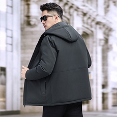 2025新款中年户外双面穿羽绒服外套男士冬款休闲一衣三穿羽绒服，男装羽绒服，钱塘723