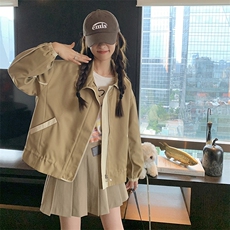 【首-发新品】现货2023年秋季新款撞色外套ZB212-2380-P125-K175，女装短外套，浙宝285（原212）