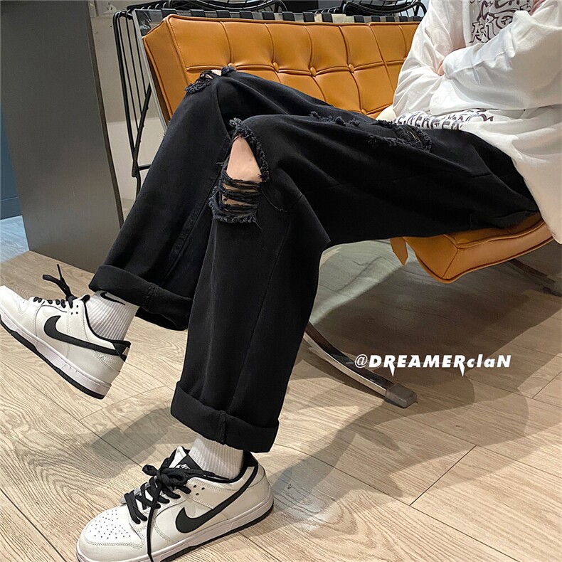 k701-p48-控68M-5XL美式高阶黄泥拉链宽松大码牛仔裤cityboy,男装牛仔裤,星座116