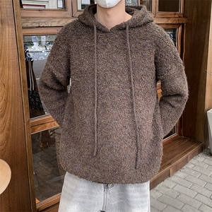 套头毛衣男新款秋冬季插肩袖休闲宽松韩版针织衫图片